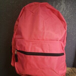 Moda West Backpack Padded Straps with Front Zipper Pocket Pink NEW with Tags
